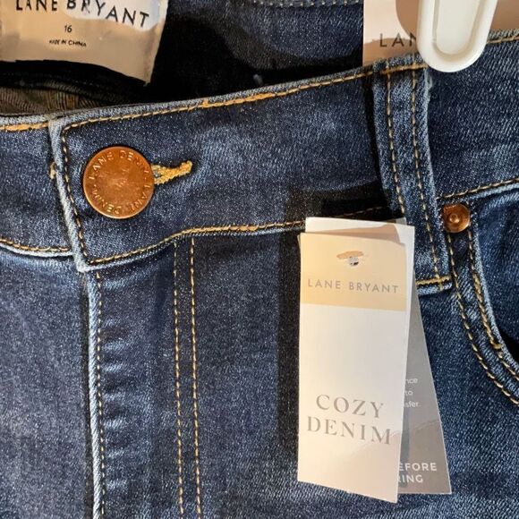 Lane Bryant Signature Fit Cozy Midrise Boot Cut Jeans, 16. NWT - Picture 5 of 15